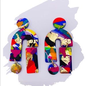 Colorful Abstract Earrings